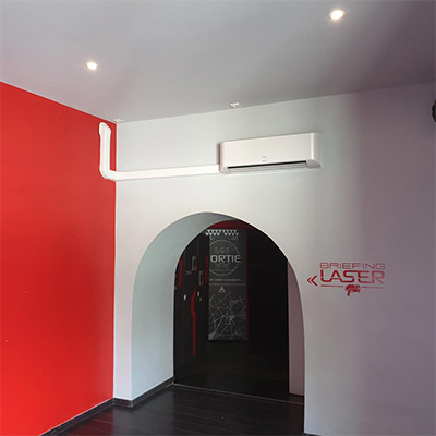 Installation Climatisation Laser Game Evolution par CTSR